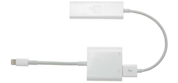 Lightning till USB 3 kameraadapter USB till Ethernet adapter