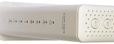 Router med avstängningsknapp för wifi