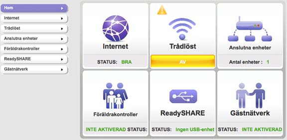 Router setup page 1