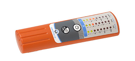 Cemprotec 34 ser ut som en lång, orange stav